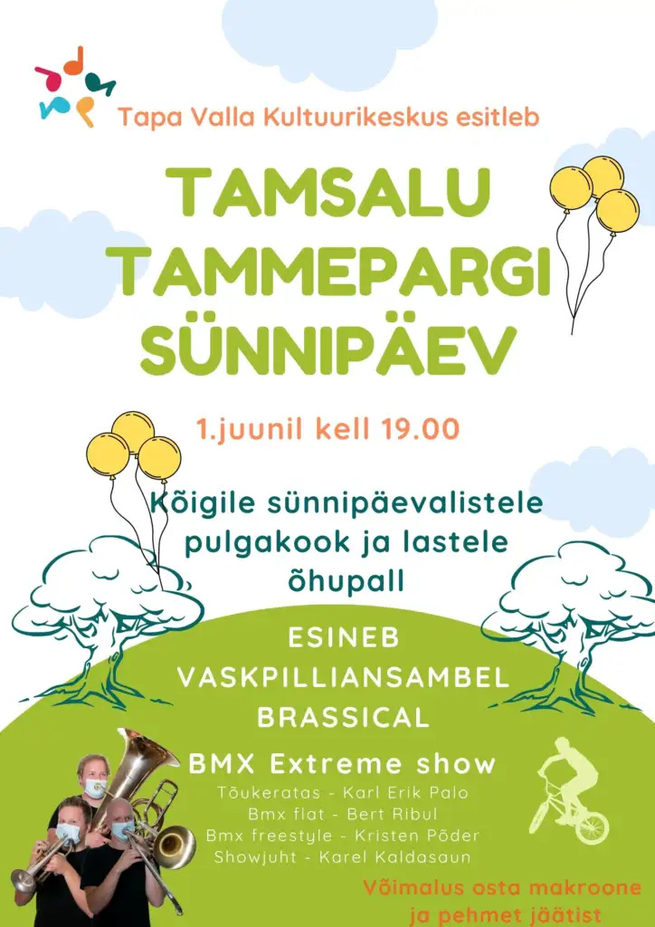EV100 tammepargid tähistavad sünnipäeva Tamsalus!